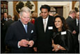 Mr. S.K. Modi and Mrs. Abha Modi with HRH the Prince of Wales